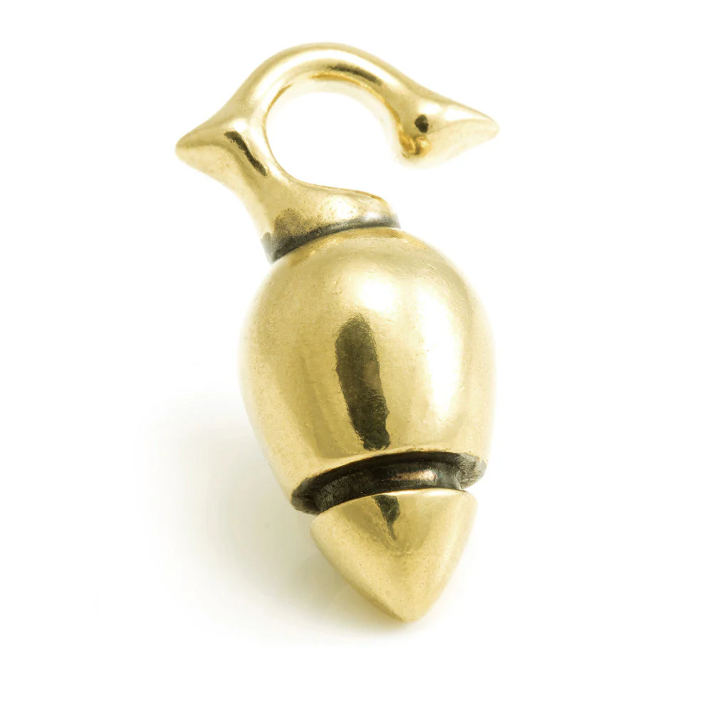 1x Brass Weight Ear Stretcher 36