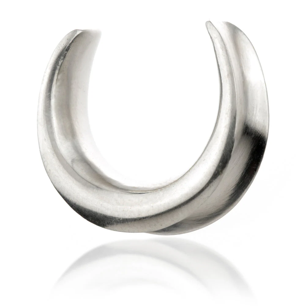 1x Silver Brass Saddle Plug