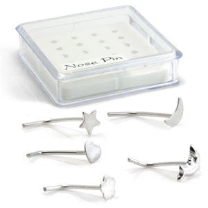 20x Silver Shapes - in Box (L-Shaped)