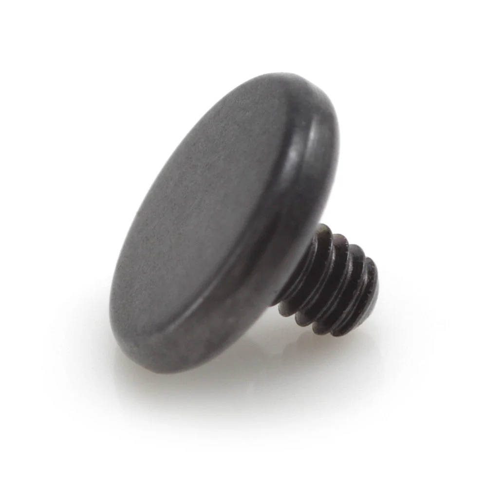 Evil Black Titanium Internal Thread Flat Disk