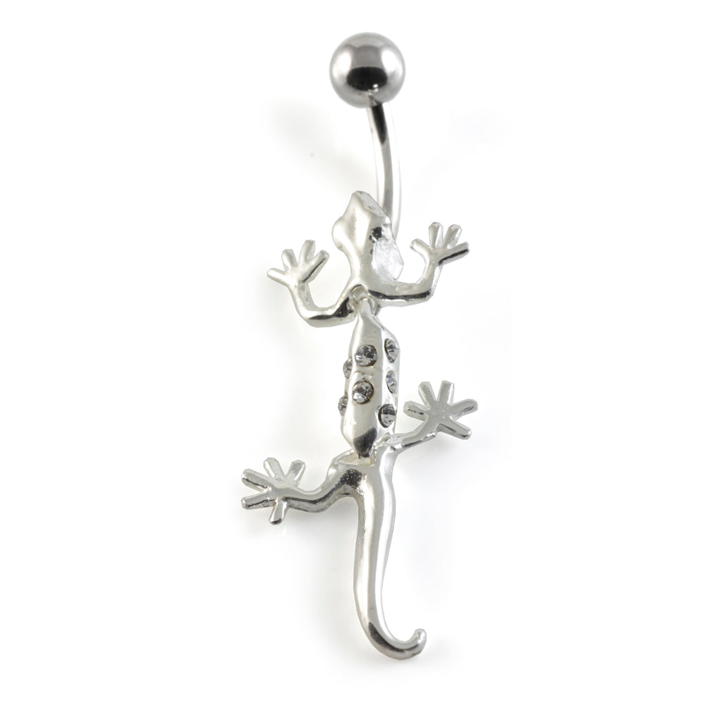 Gecko Silver & Steel Navel - Image 5