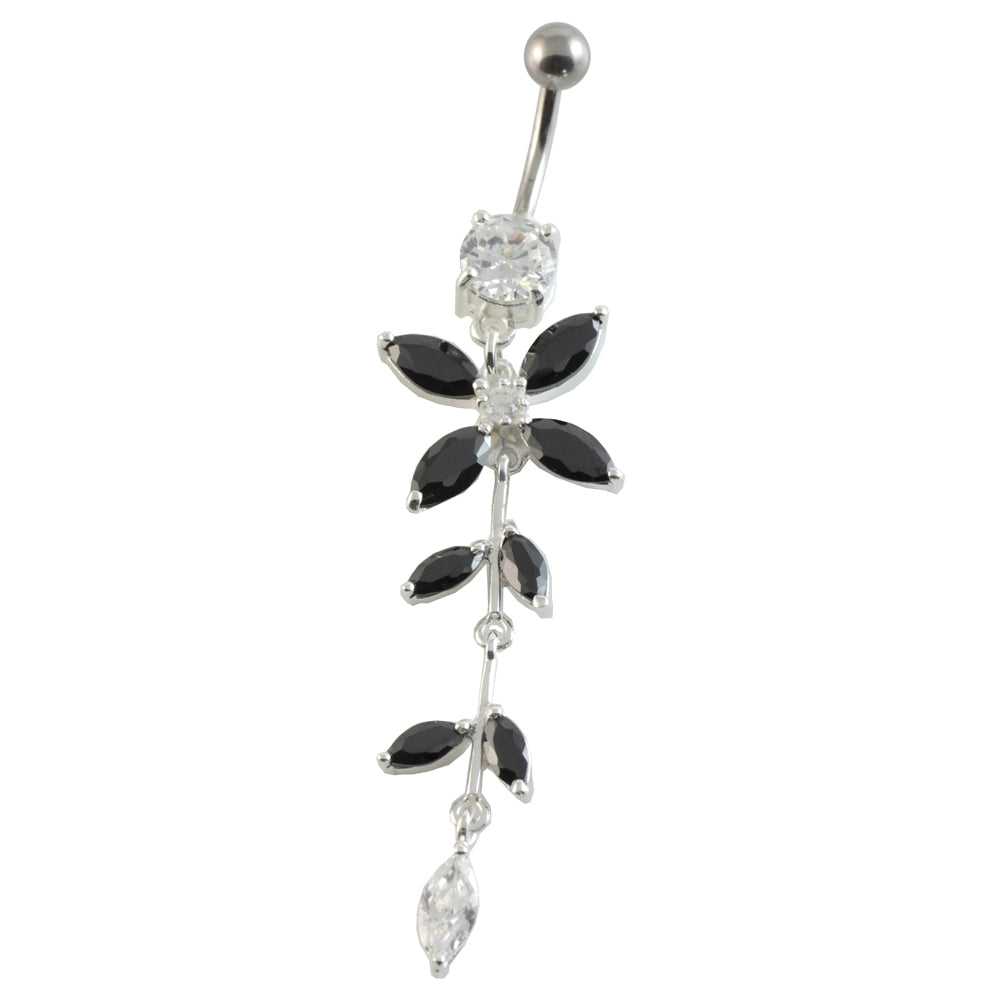 Jewelled Flowers Navel Curved Bar - Image 4