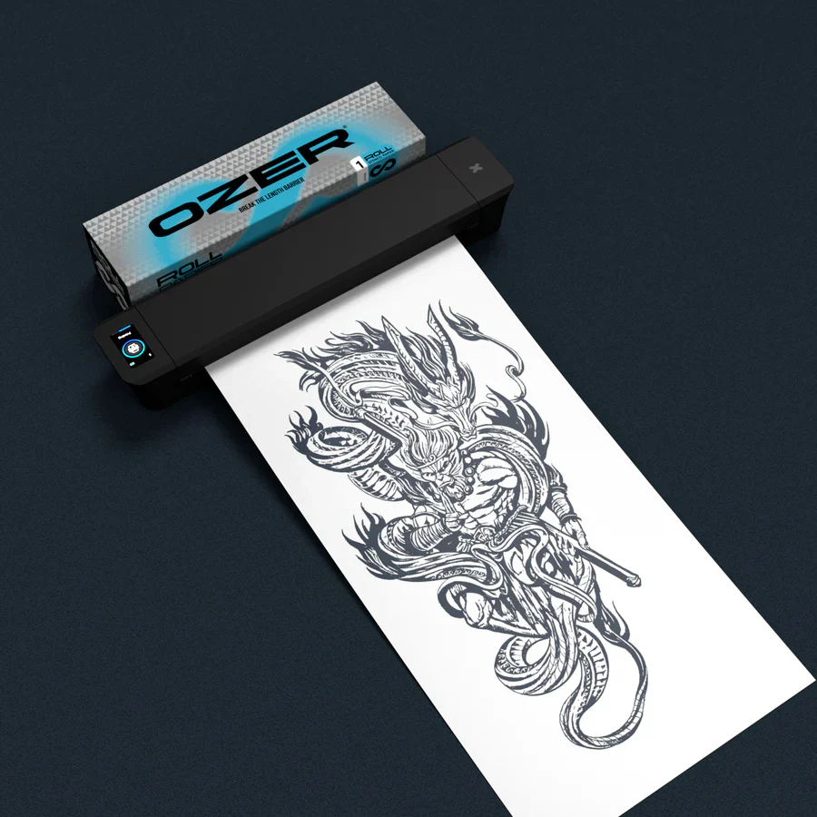 Ozer Rolling Single Thermal Stencil Paper Sheet 21.6cm x 3000 - Image 3