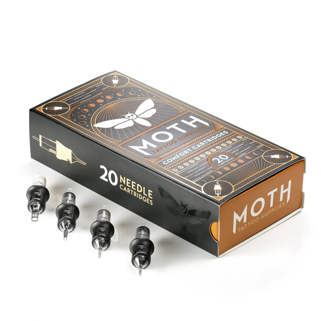 Moth Comfort Cartridges - Curved Magnum Medium Taper 0.3mm (Bugpin)