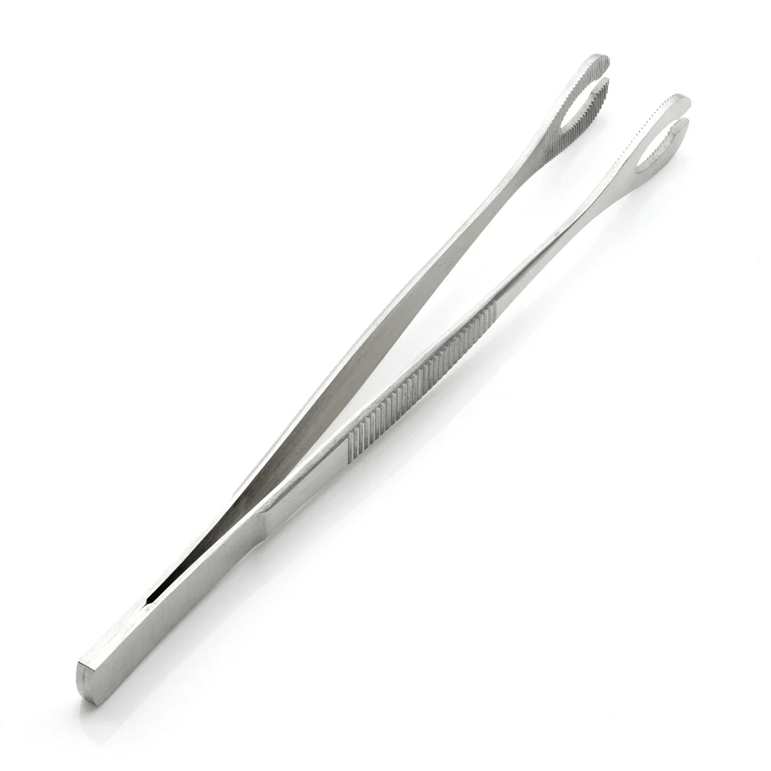 Sterilised Disposable Steel Slotted Sponge Forceps - Image 3