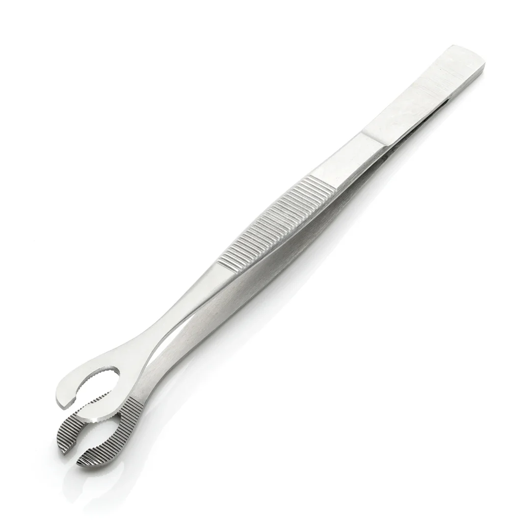 Sterilised Disposable Steel Slotted Sponge Forceps - Image 4