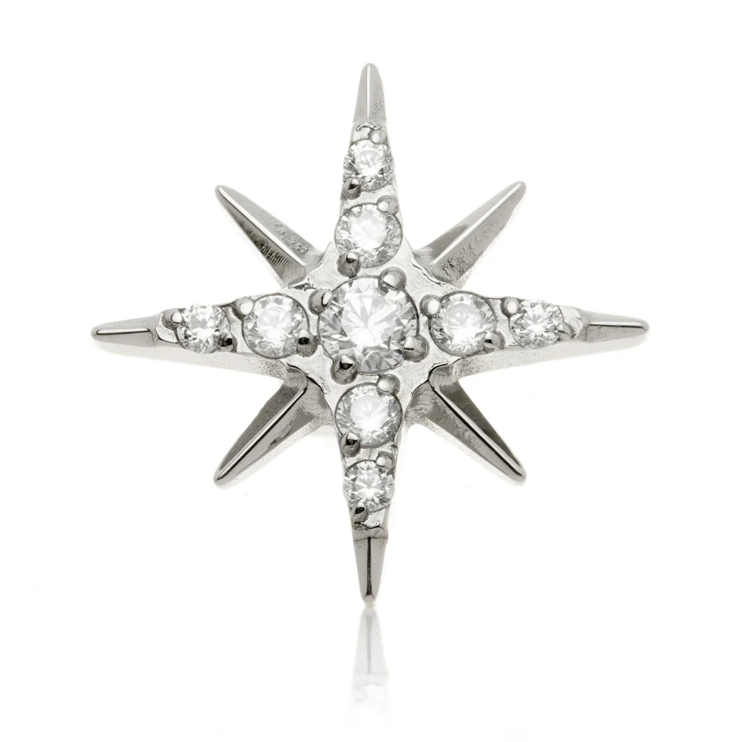 Ti Internal Jewelled Eight Point Star Attachment