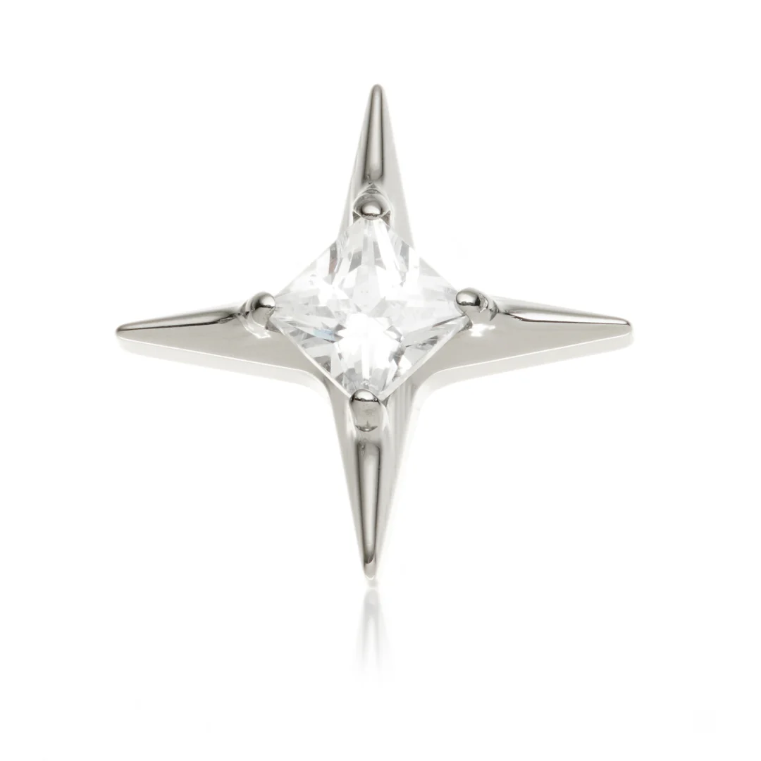 Ti Internal Jewelled Pointed Star Attachment