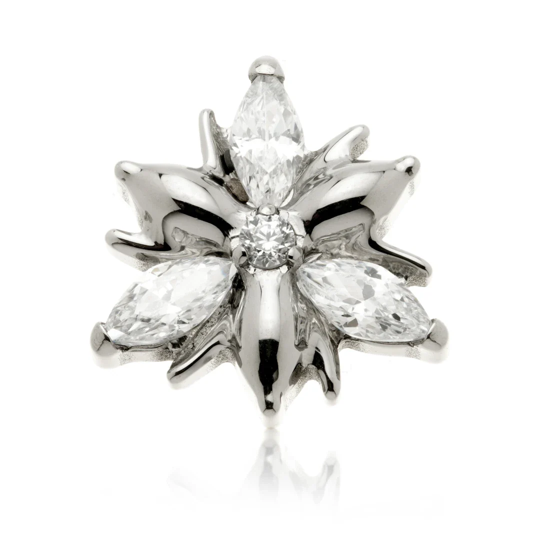 Ti Internal Jewelled Double Trinity Attachment