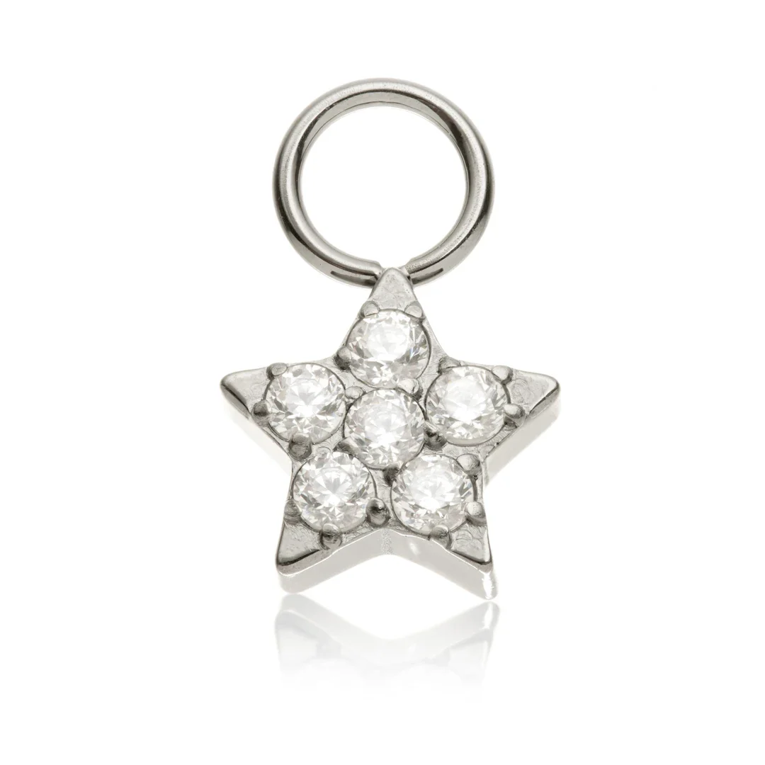 Ti Jewelled Star Charm Attachment