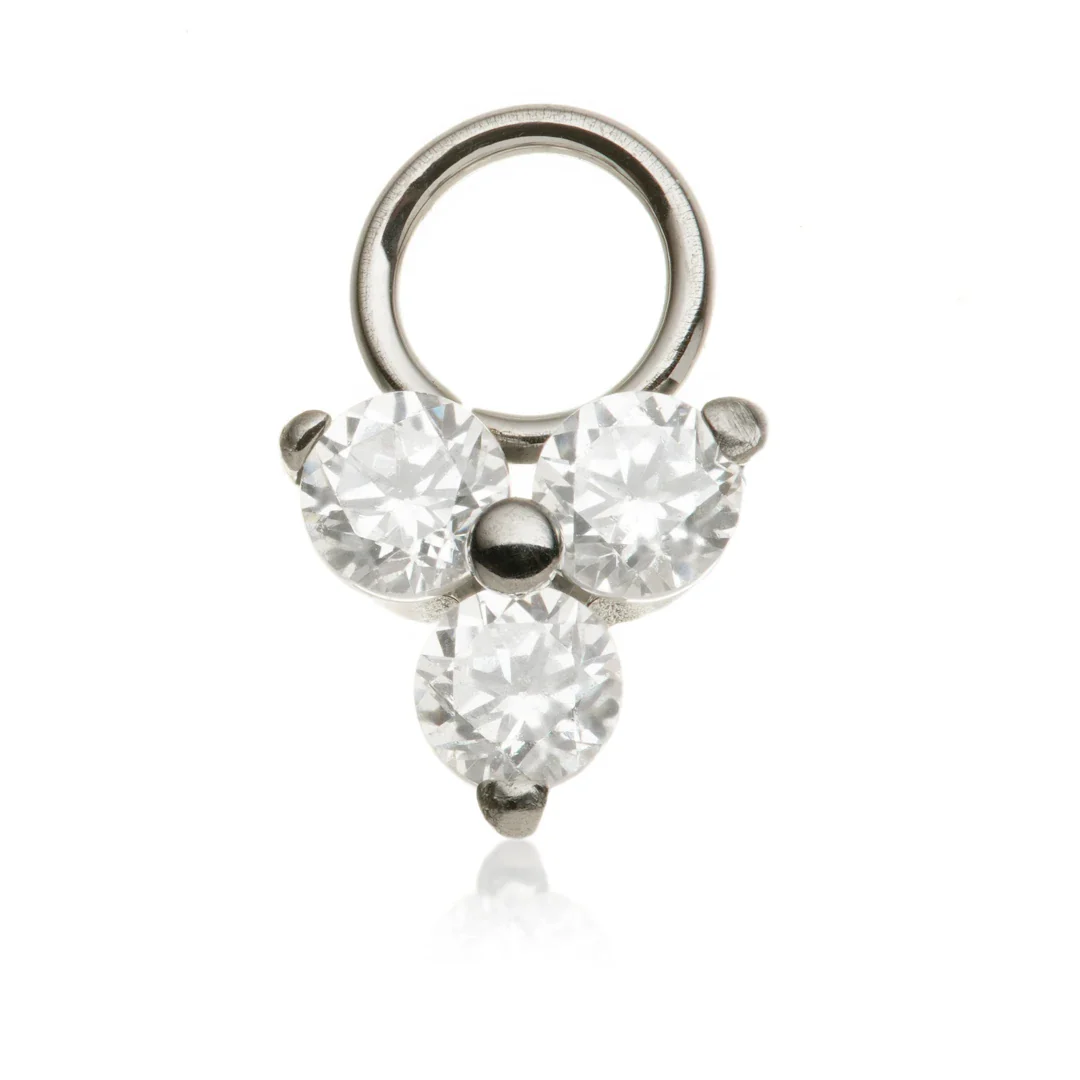 Ti Jewelled Trinity Charm Attachment