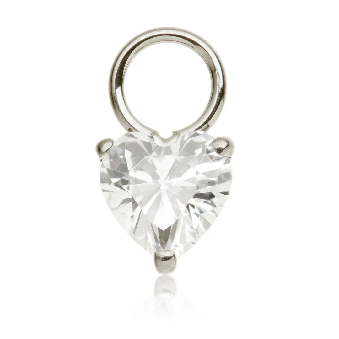 Ti Jewelled Heart Charm Attachment