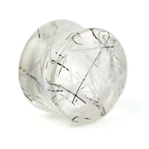 Quartz-Tourmaline Plug (sold individually)