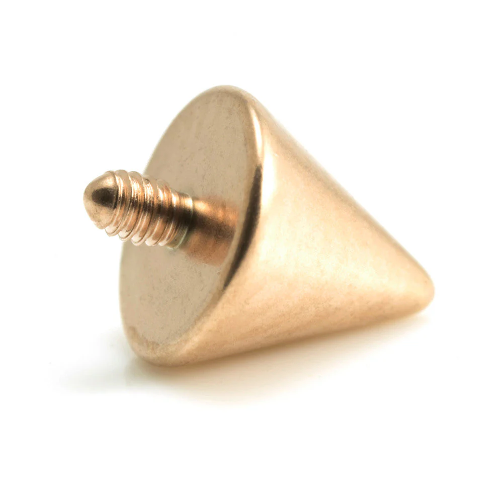 Rose Gold PVD Ti Internal Cone-1.2mm-4mm - Image 2