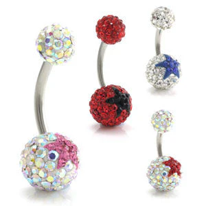 Multi Gem Star Navel
