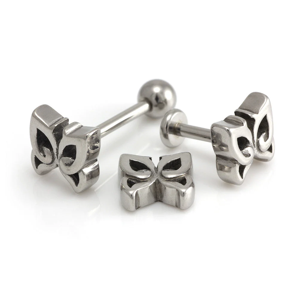 Steel External Butterfly Tongue Bar -12