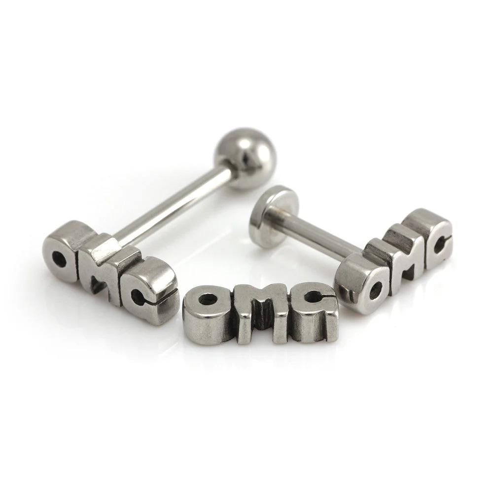 Steel External OMG Tongue Bar -14