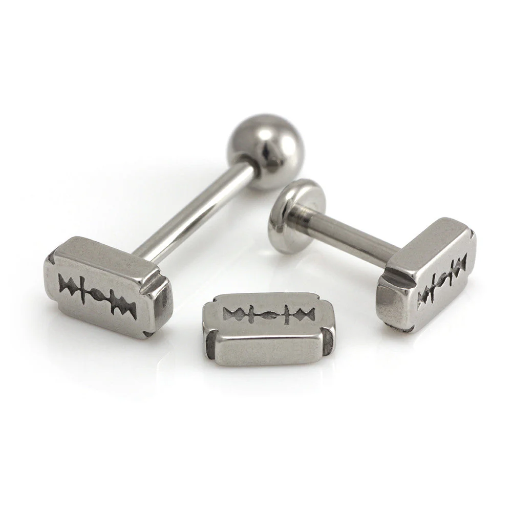 Steel External Razor Blade Tongue Bar -12