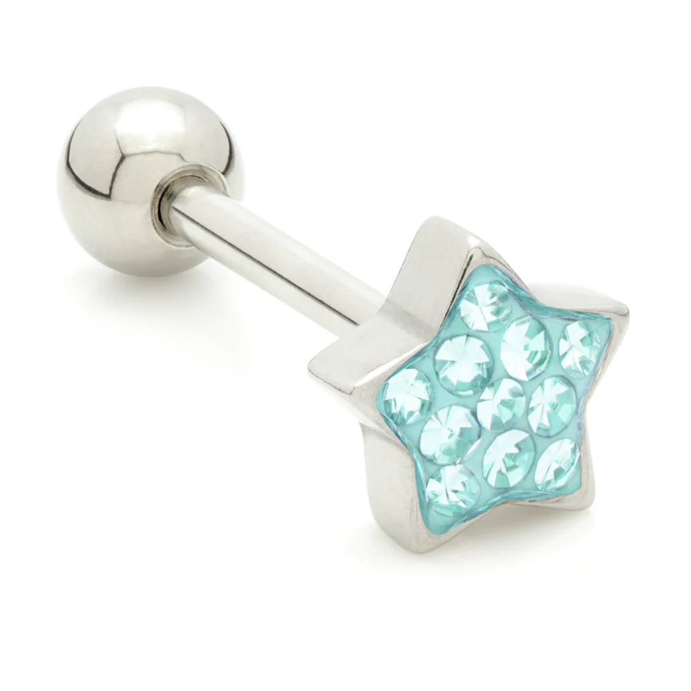 Steel Gem Star - Tongue Bar - Image 7