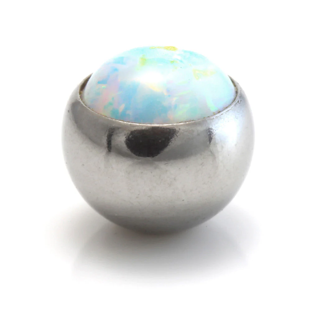Steel Opal Gem Ball-1.2-4-Pink