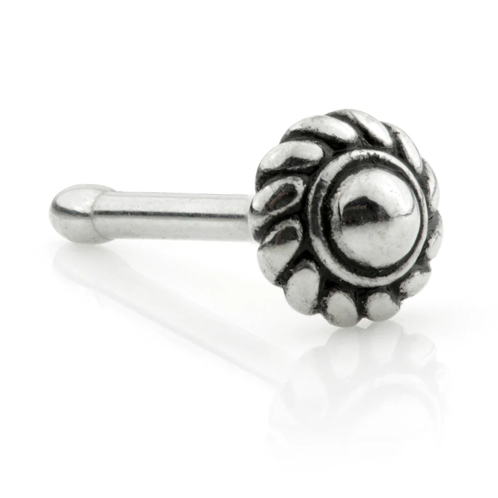 Steel Tribal Disk Nose Stud