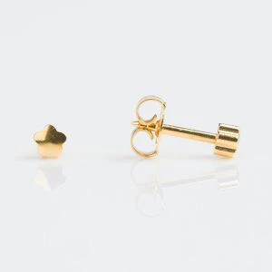 Studex Regular Gold Plated Flower Studs - Pack of 12
