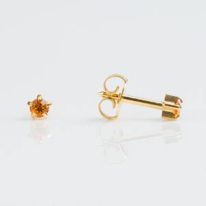 Studex Regular Gold Plated Tiffany November Studs - Pack of 12