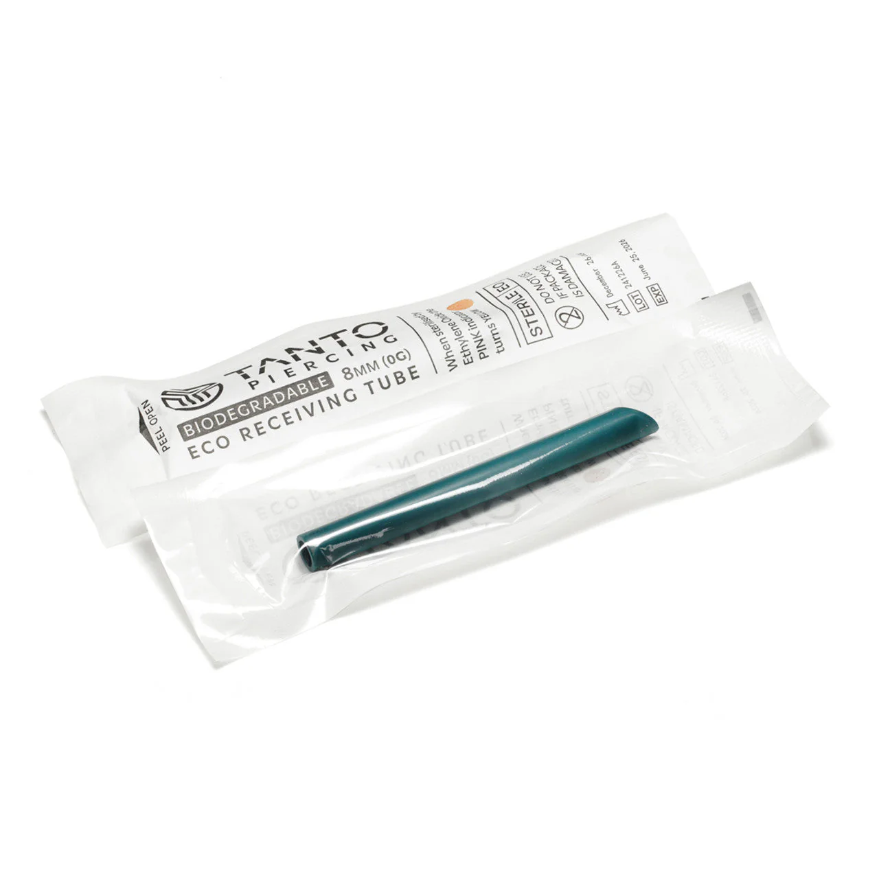 FREE - OUT OF DATE - Tanto Piercing Eco Biodegradable Receiving Tubes - 5mm/8mm (50 pieces) - Image 2