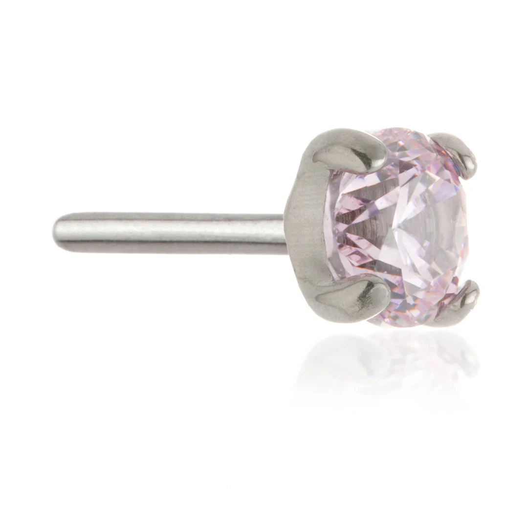 Threadless Ti Prong Set Gem - Image 2