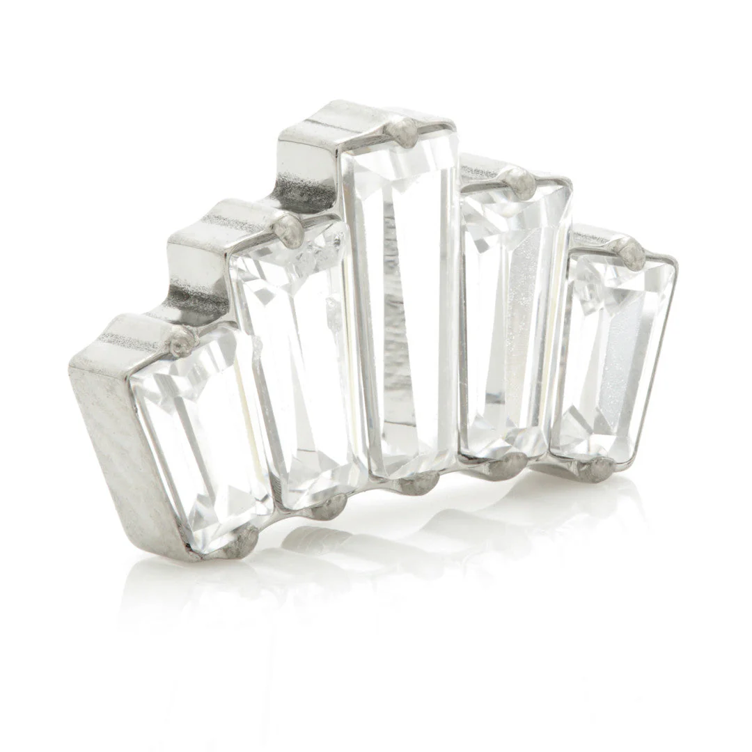 Ti Internal Baguette 5 Gem Cluster Attachment