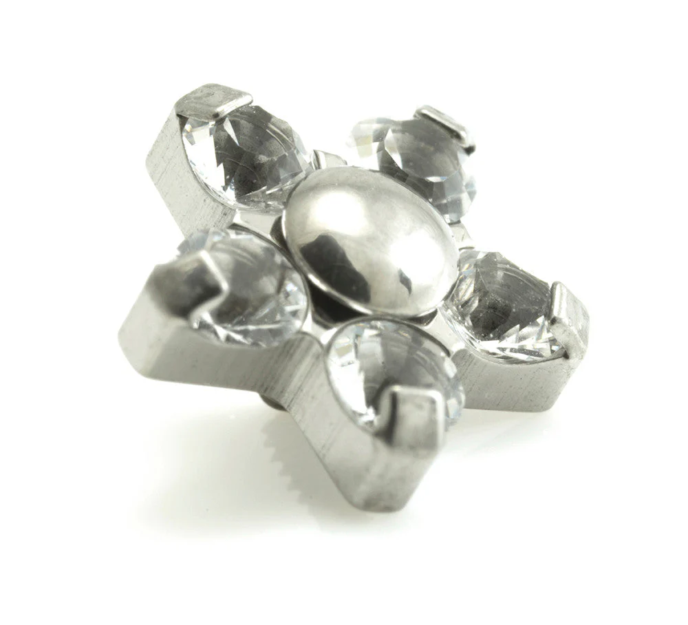 Ti Internal Micro Gem Flower Attachment (5 petals)