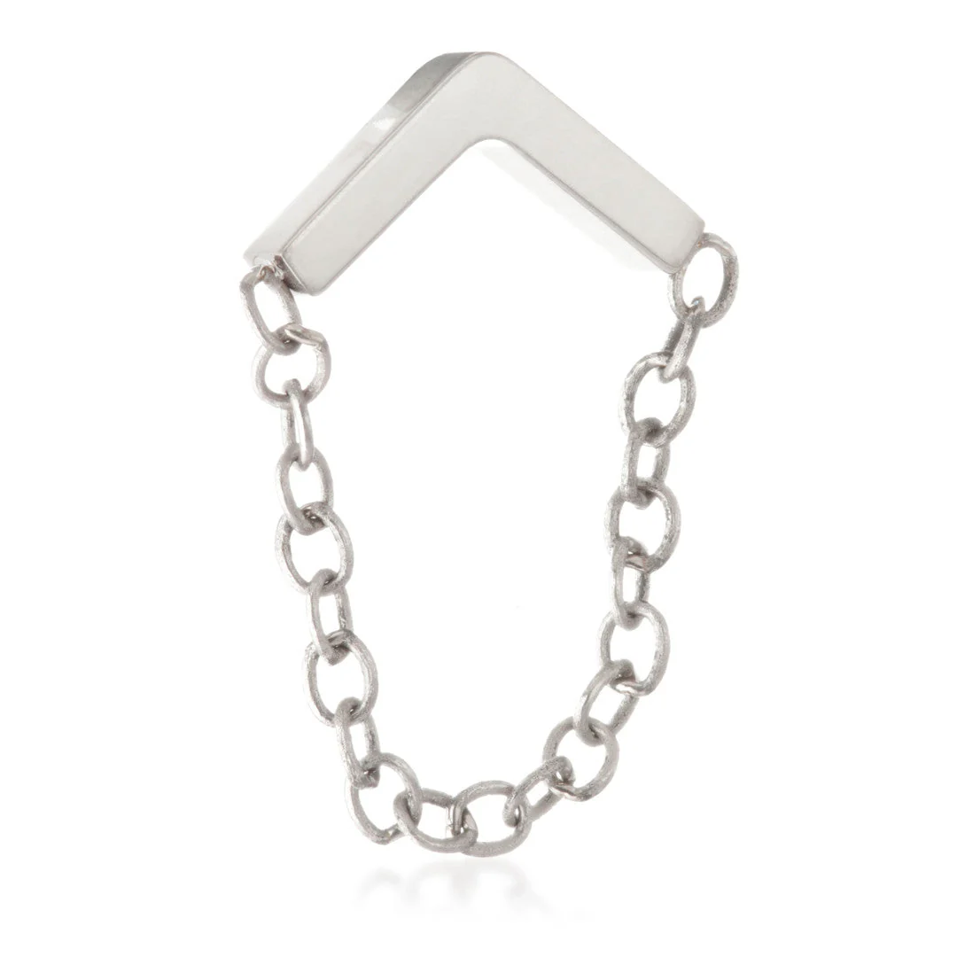 Ti Internal V Shaped Hanging Chain Attachment