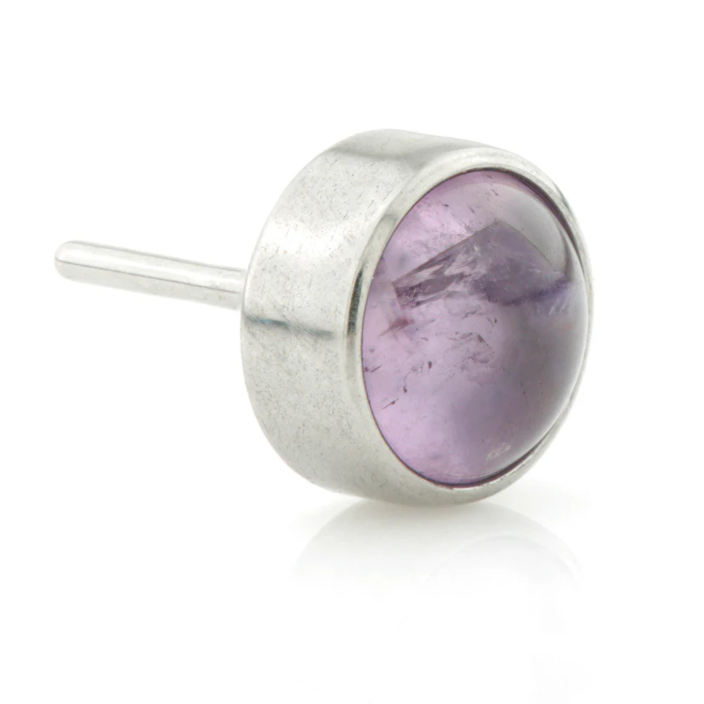 Ti Threadless Amethyst Bezel Attachment