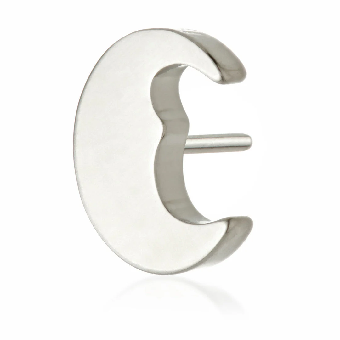 Ti Threadless Moon Crescent Disk Attachment