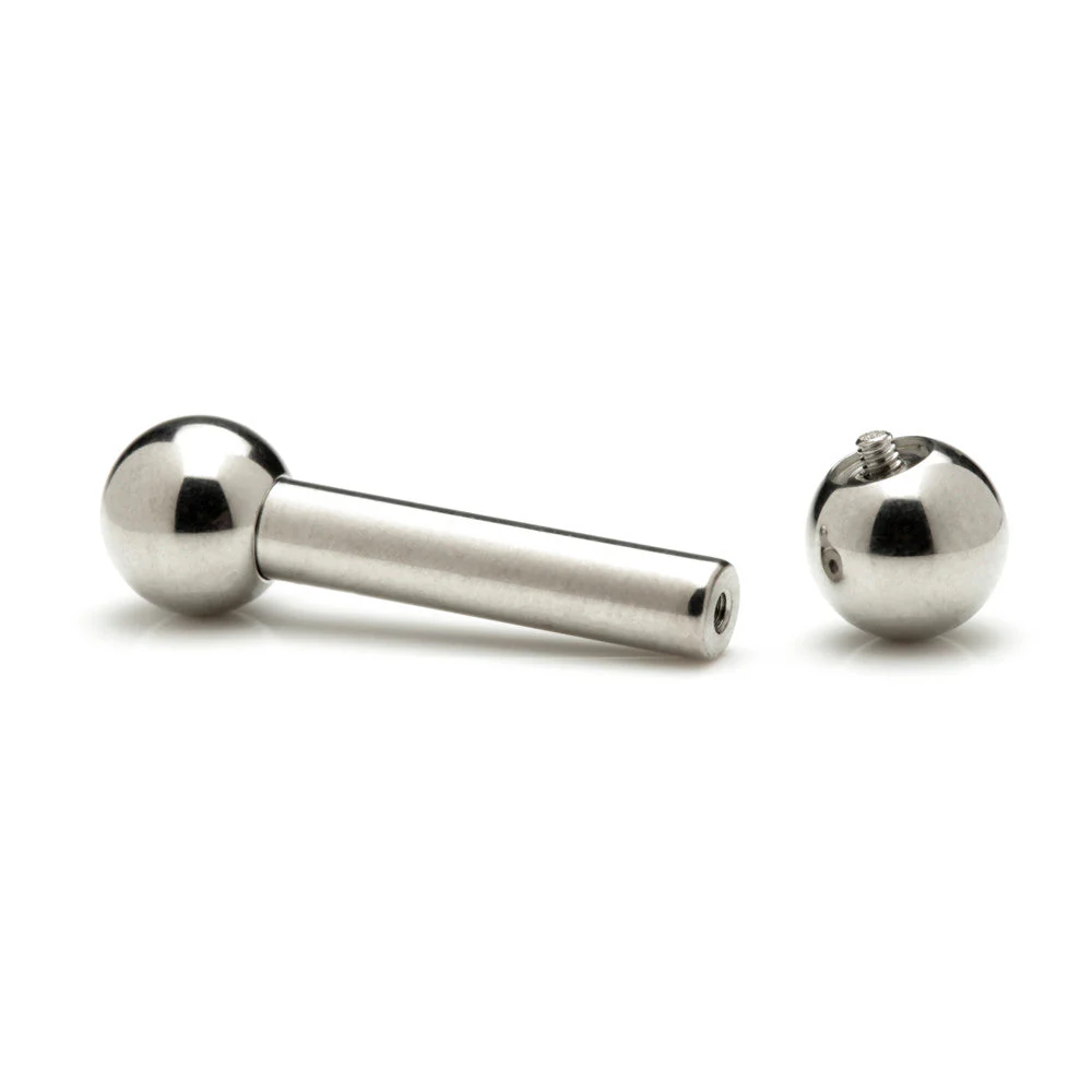 Titanium Internally Threaded Barbell - 8.0mm