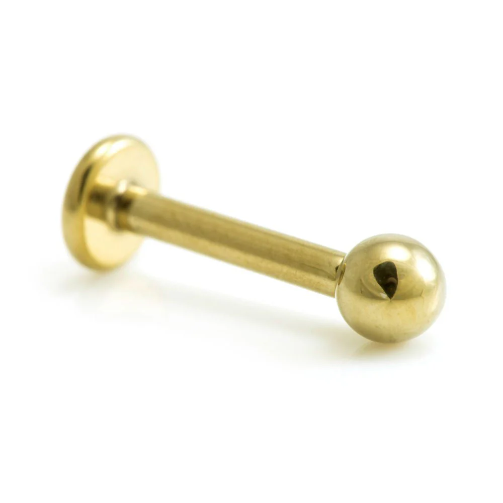 Zircon Gold Ti Internal Labret